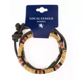 Набор мужских браслетов из кожи, дерева и кости  Local League CS-LBM20