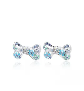 Серьги ROZI RR-02300A в форме бантиков