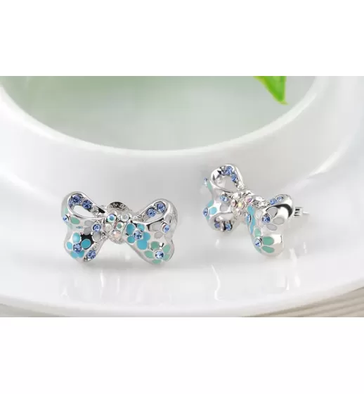Серьги ROZI RR-02300A в форме бантиков