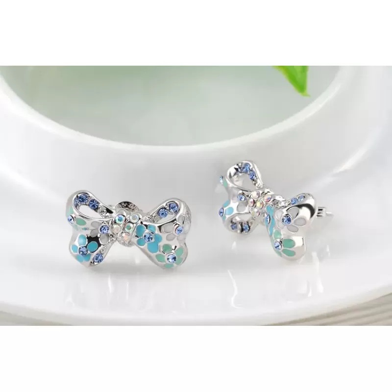 Серьги ROZI RR-02300A в форме бантиков