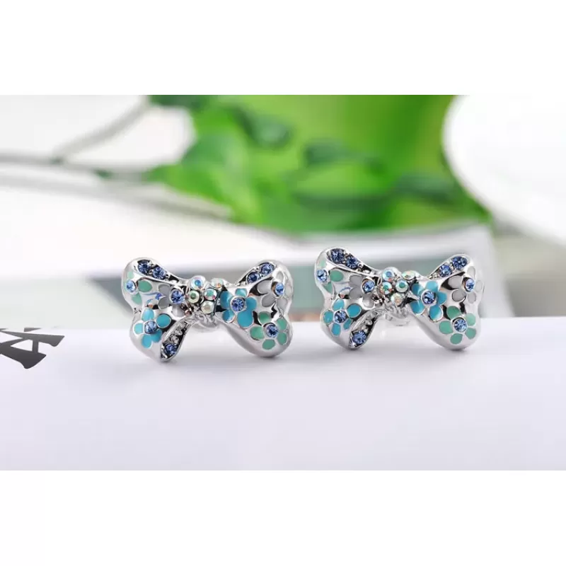 Серьги ROZI RR-02300A в форме бантиков