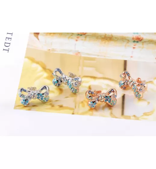 Серьги ROZI RR-02300A в форме бантиков