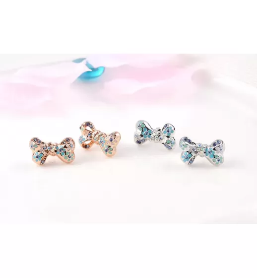 Серьги ROZI RR-02300A в форме бантиков