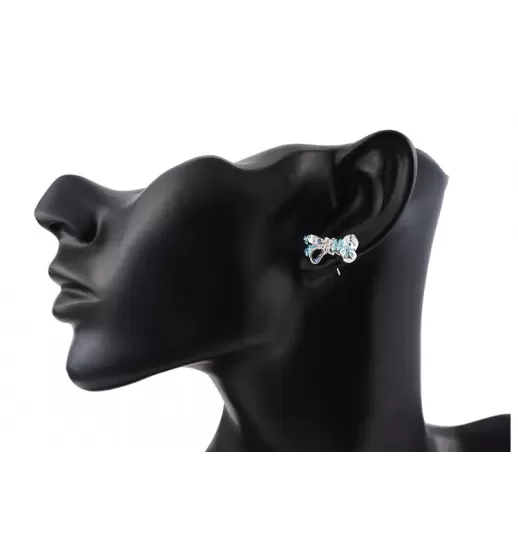 Серьги ROZI RR-02300A в форме бантиков