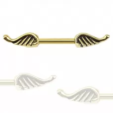 Штанга для пирсинга сосков PiercedFish KR12779 из стали