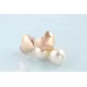 Серьги ROZI RR-03175B в форме сердца с жемчужиной