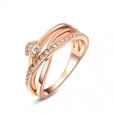 Кольцо ROZI RG-91225B с прозрачными кристаллами