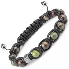 Браслет Шамбала из яшмы Everiot Select LNS-2220 с шармом