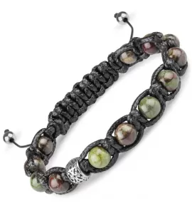 Браслет Шамбала из яшмы Everiot Select LNS-2220 с шармом