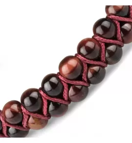 Браслет Шамбала Everiot Select LNS-2239 из камня бычий глаз