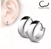 Маленькие серьги-кольца из стали TATIC --WB-SE2002/SE2003 толщиной 2,4 мм и 4 мм