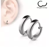 Маленькие серьги-кольца из стали TATIC --WB-SE2002/SE2003 толщиной 2,4 мм и 4 мм