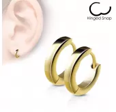 Маленькие серьги-кольца из стали TATIC --WB-SE2002/SE2003 толщиной 2,4 мм и 4 мм