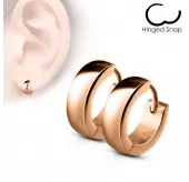 Маленькие серьги-кольца из стали TATIC --WB-SE2002/SE2003 толщиной 2,4 мм и 4 мм