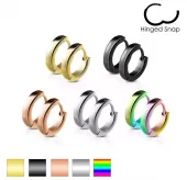 Маленькие серьги-кольца из стали TATIC --WB-SE2002/SE2003 толщиной 2,4 мм и 4 мм