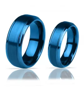 Синее кольцо из вольфрама INFY R-TG-0022