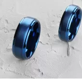 Синее кольцо из вольфрама INFY R-TG-0022
