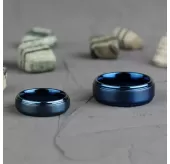 Синее кольцо из вольфрама INFY R-TG-0022