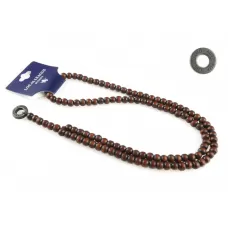 Мужские бусы с кулоном Local League CS-LNM18BR из дерева