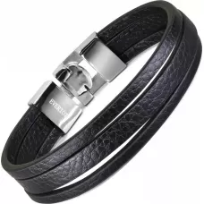 Кожаный мужской браслет Everiot BC-MJ-1593