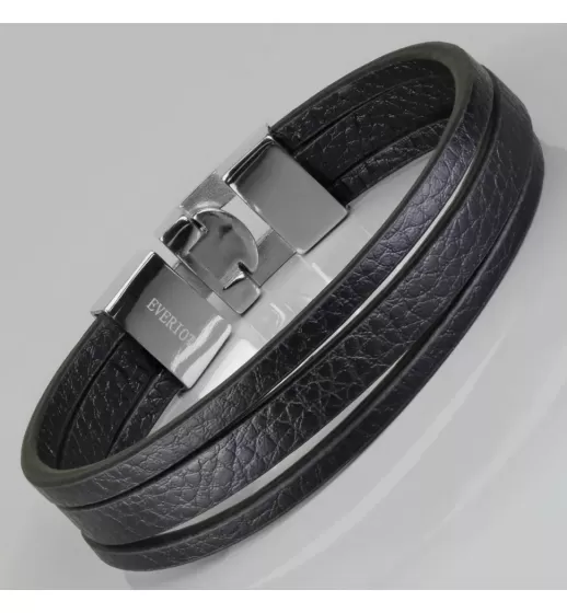 Кожаный мужской браслет Everiot BC-MJ-1593