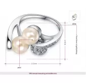 Кольцо ROZI RG-09350A с оригинальным декором