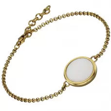 Браслет из стали Everiot AAB-375BSS c золотым покрытием