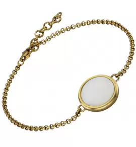 Браслет из стали Everiot AAB-375BSS c золотым покрытием