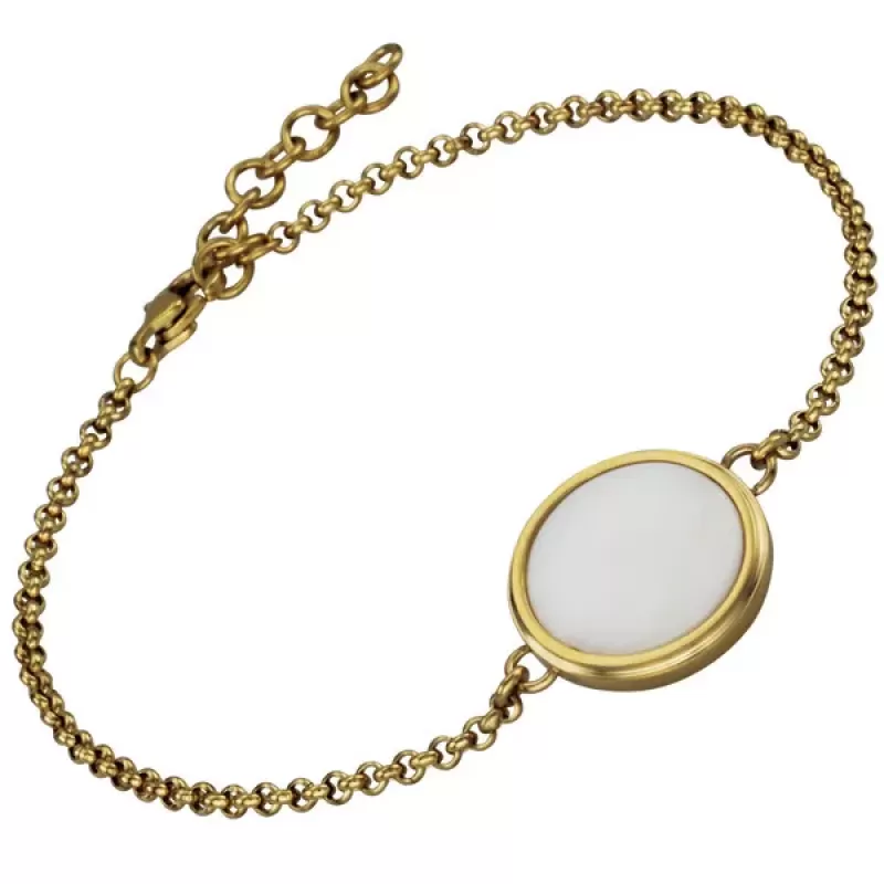 Браслет из стали Everiot AAB-375BSS c золотым покрытием