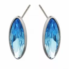 Серьги-гвоздики Everiot AAB-430ESS Лазурный берег