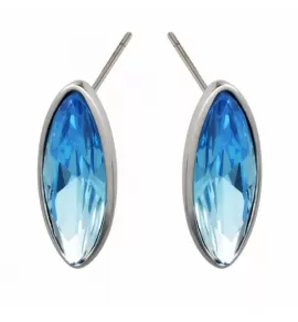 Серьги-гвоздики Everiot AAB-430ESS Лазурный берег