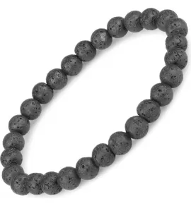 Браслет на резинке Everiot Select LNS-0207 из лавы