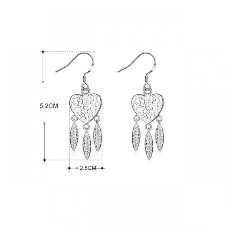 Серьги-подвески SPE-XP-14284 в форме ловца снов