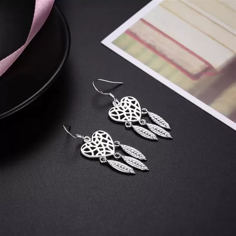 Серьги-подвески SPE-XP-14284 в форме ловца снов