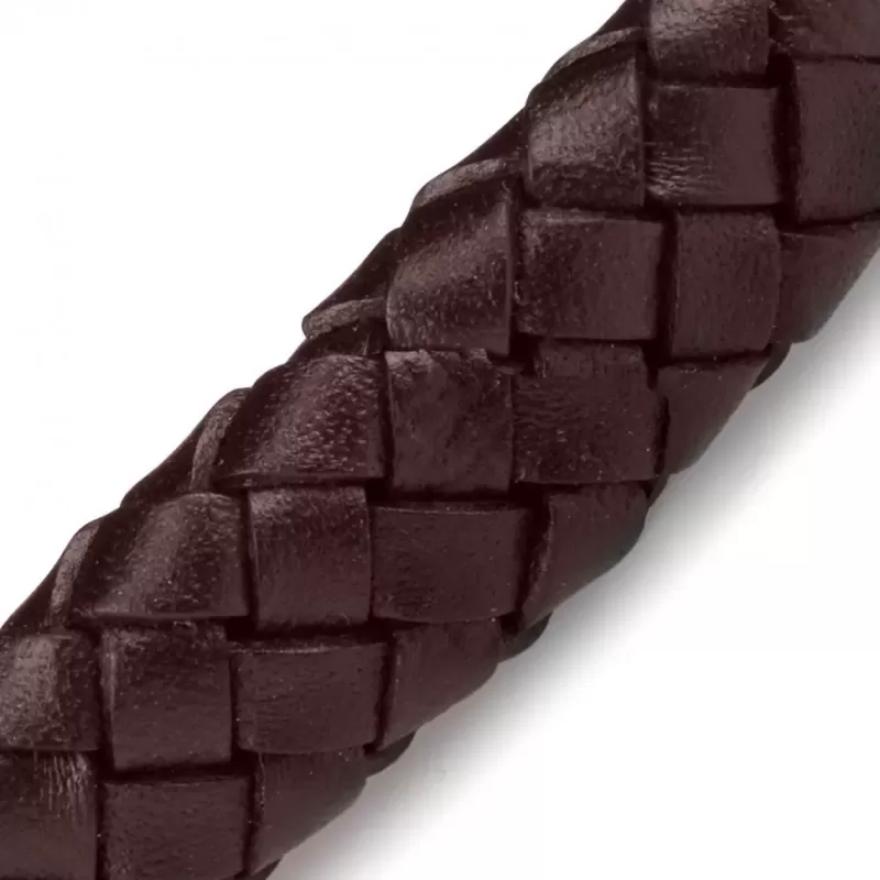 Кожаный мужской браслет Everiot BC-MJ-1596 плетеный