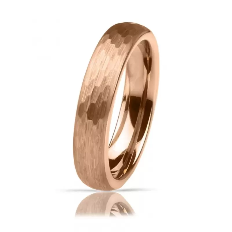 Кольцо из карбида вольфрама INFY R-TG-0068 с неровной поверхностью