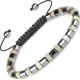 Браслет Шамбала Everiot Select LNS-0286 из натурального гематита и змеевика