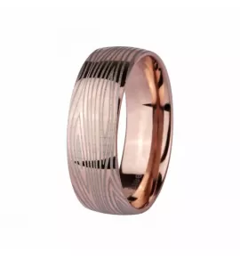 Кольцо из стали Everiot AAB-767RSS с узором