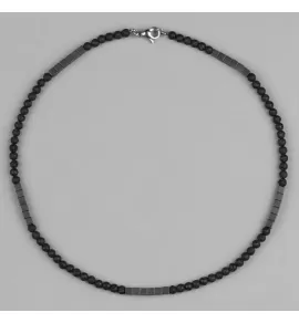 Мужской чокер Everiot Select LNS-3113 из гематита и лавы