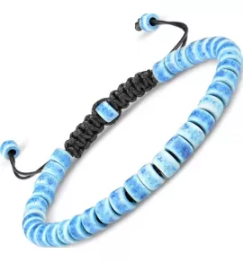 Браслет в стиле Шамбала Everiot Select --LNS-2008 из керамических бусин