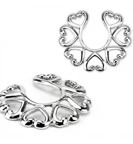 Пирсинг-обманка PiercedFish KX-003 для сосков с сердечками