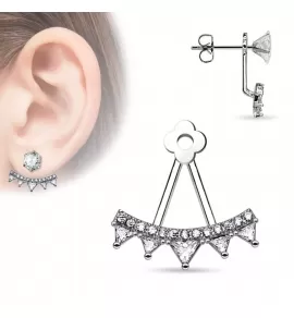 Подвеска для сережек TATIC ED-03-C с треугольным декором