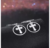Серьги-подвески SPE-XP-14282 в форме креста