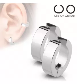 Стальные серьги клипсы (кольца) TATIC SFE-13531