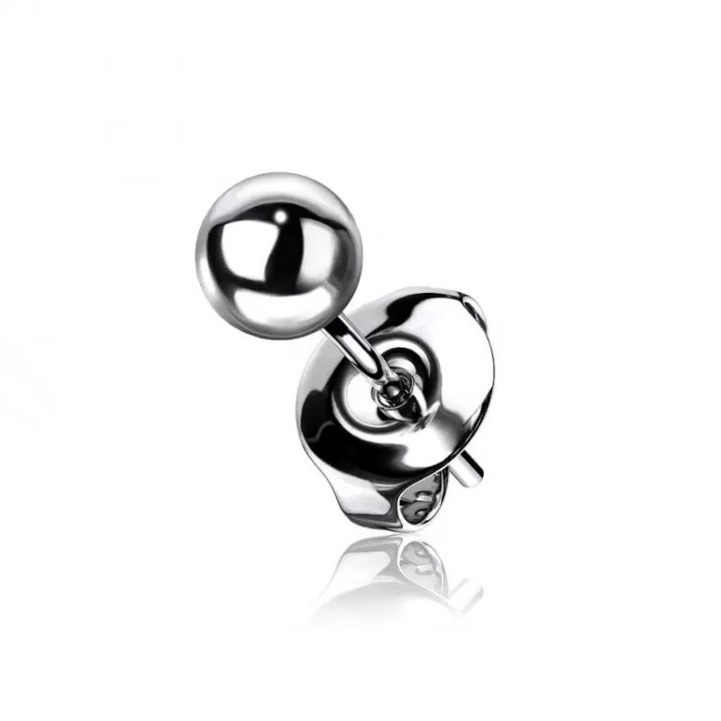 Набор 3 шт. серьги-гвоздики (пусеты) из титана TATIC SET-1/2xT23ER03 в форме шариков 3, 4 и 5 мм