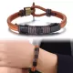 Кожаный браслет Everiot SH-XP-0146 с оплеткой