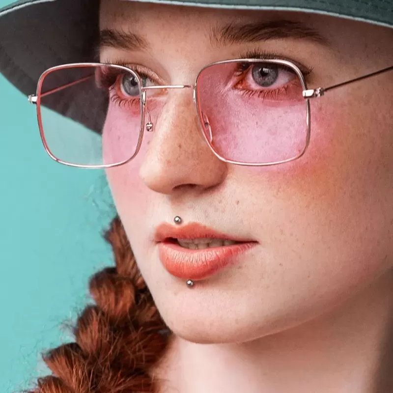 Титановая серьга лабрет (безрезьбовой пирсинг) Pirslab ITL01 для уха, трагуса, хеликса, губ