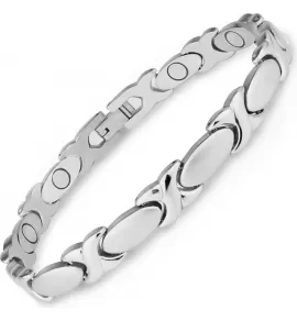 Магнитный браслет мужской Magnetana KBM-210355 с овальными вставками