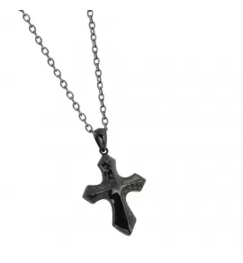 Мужской крест из стали Everiot AAB-1020PSS