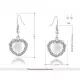 Серьги ROZI RR-37320A с подвеской в форме сердца